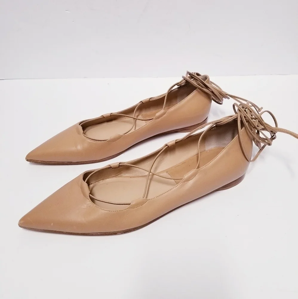Michael‎ Kors Collection Kallie Leather Lace up flat